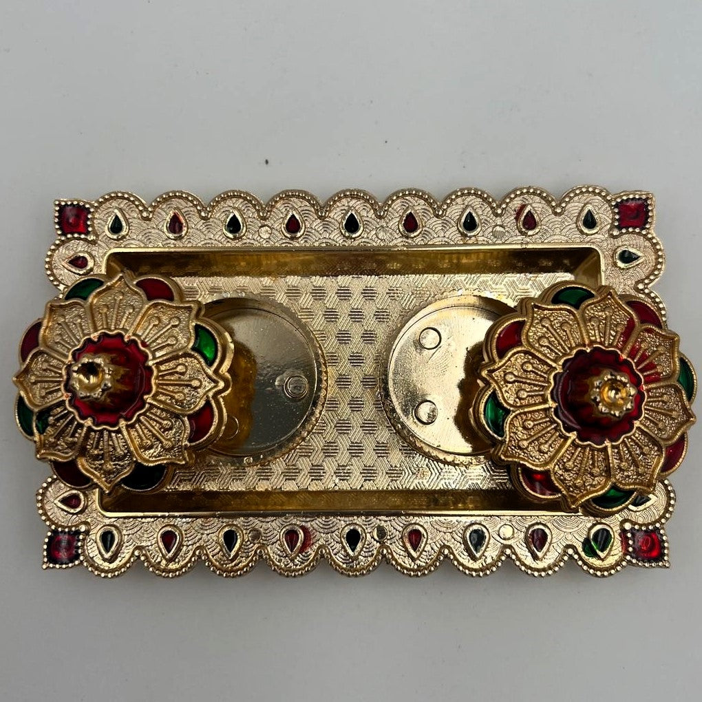 Set of 5 Haldi Kumkum Plate