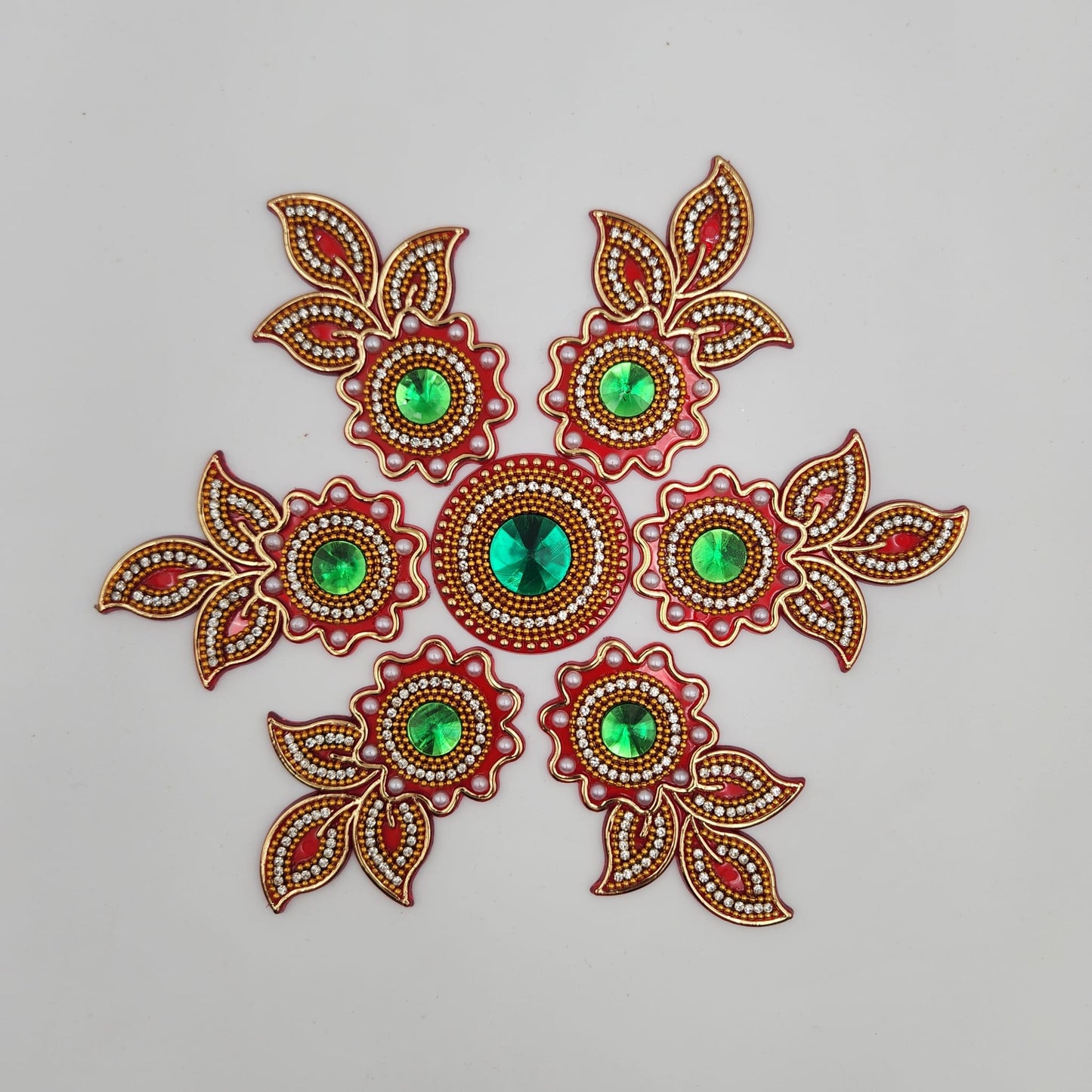 Diwali Acrylic Rangolis Flower