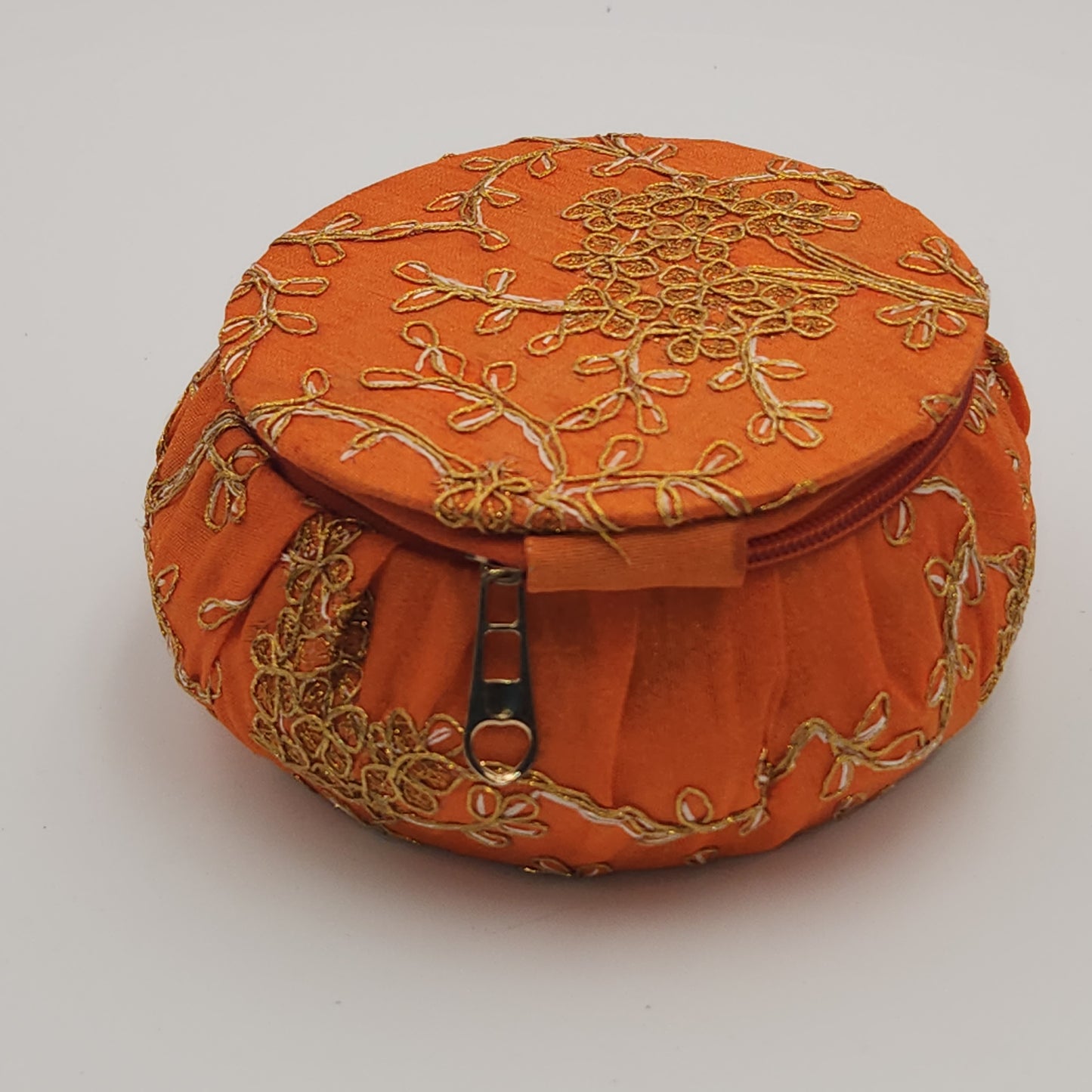 Zippered Silk Potli