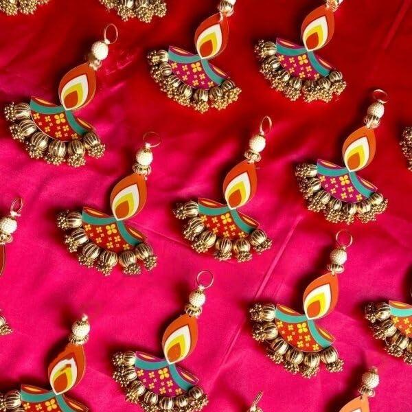 Set of 5 Hanging Diya