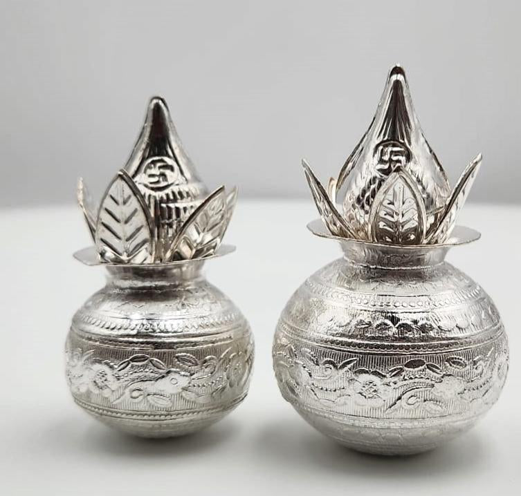 Set of 5 Metal Kalash