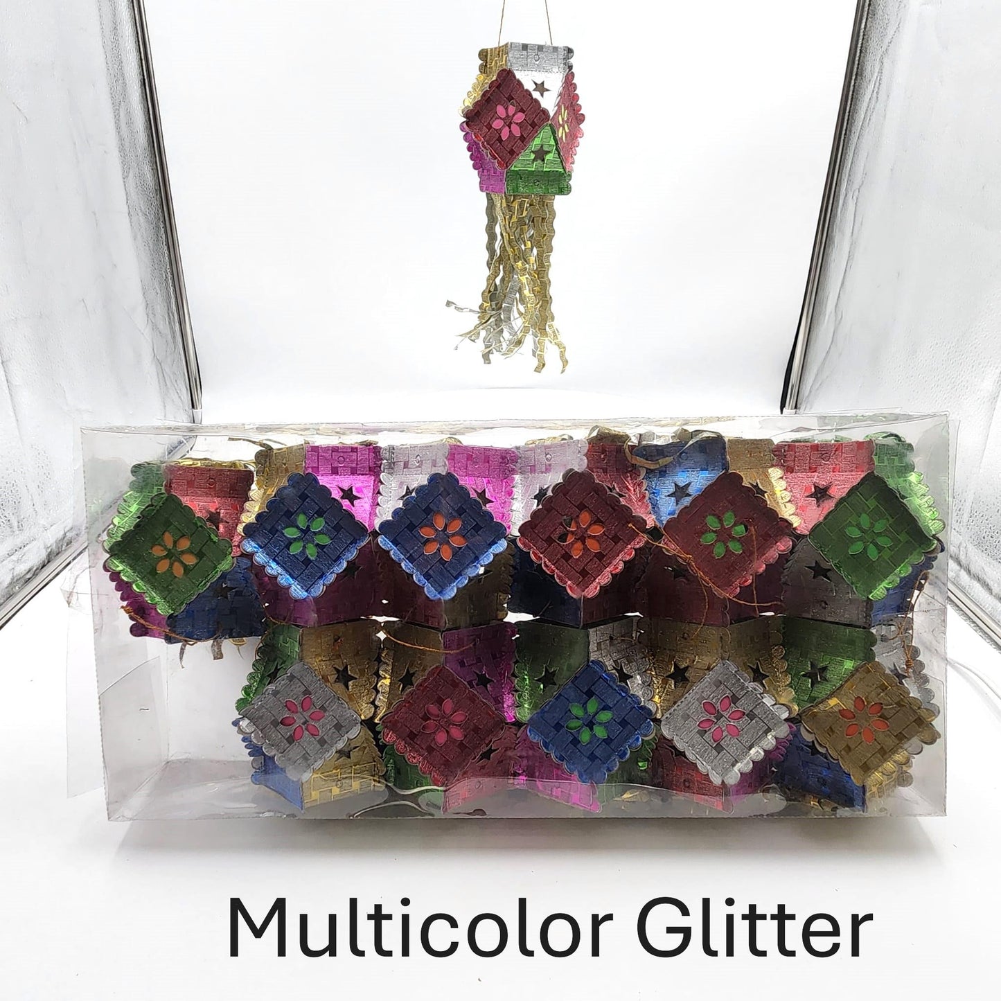 12 Set Mini Octagonal Glitter