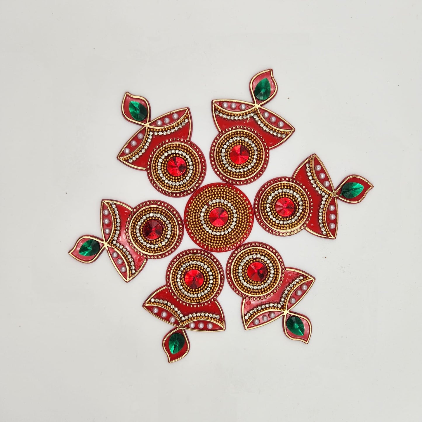 Diwali Acrylic Rangolis Diya